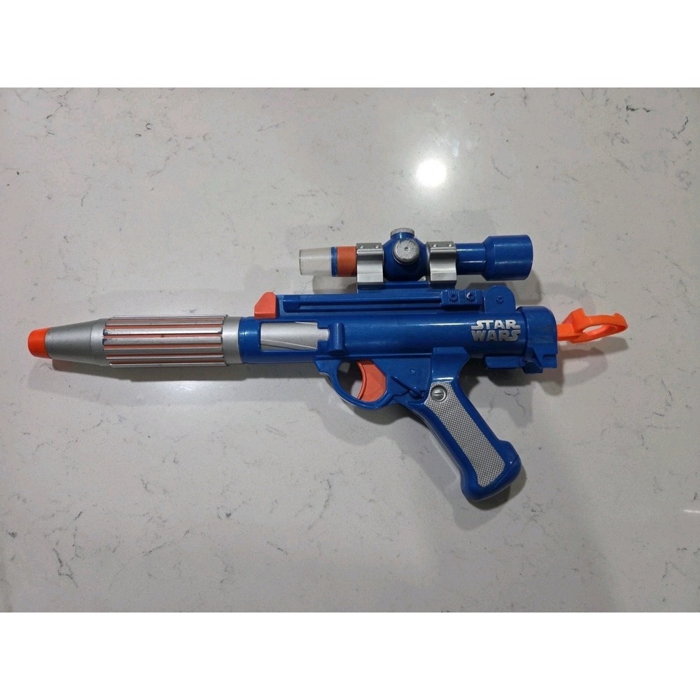 Star Wars Nerf Rebel Trooper Blaster DH-17‎ Rare 2006 Blue Model